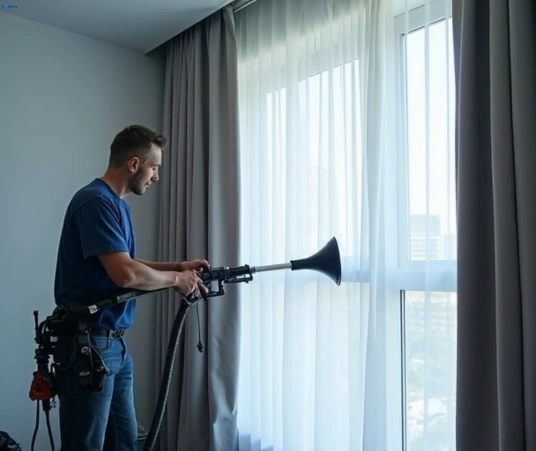Professional curtain stain removal process equipment Matty Curtain Cleaning mount-kembla-nsw